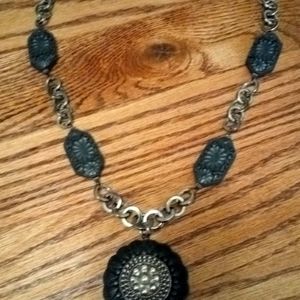 Vintage costume jewelry, large necklace
